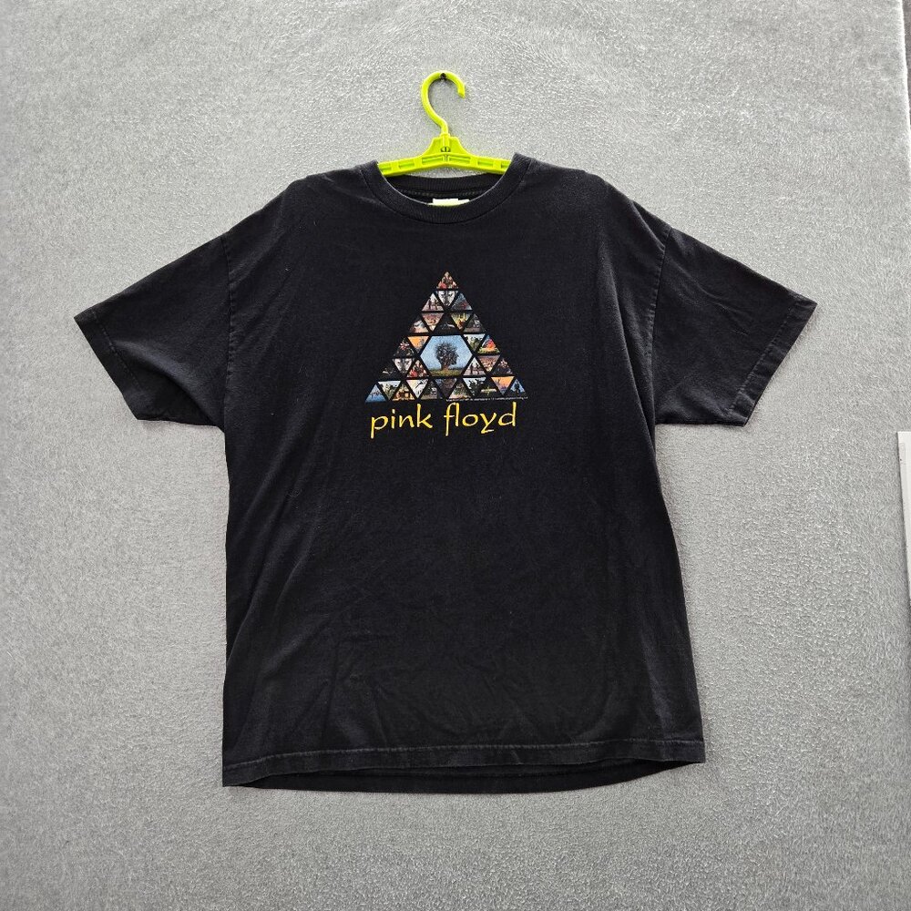 VINTAGE Pink Floyd Men Shirt XL Black Band Tee 2005 Anthology